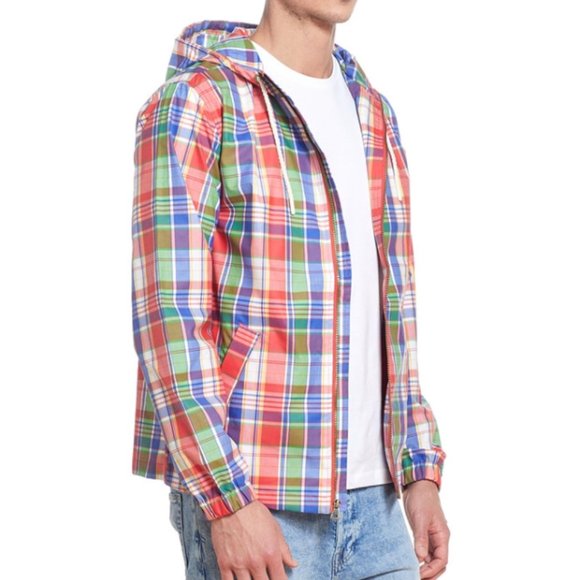 Weatherproof Vintage	Men's Plaid Hooded Jacket - Picture 8 of 10